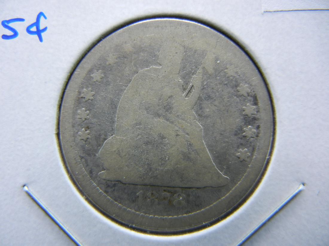 1878 Seated Quarter. (1 of 3)