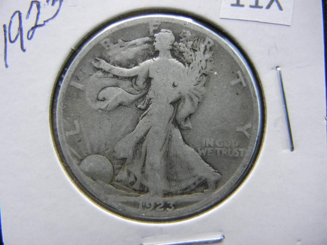 1923-S Walking Liberty Half Dollar (1 of 3)