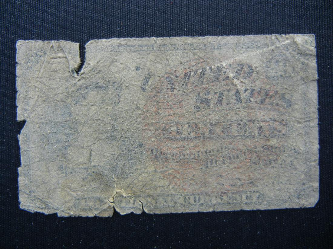 1863 CIVIL WAR Fractional US currency. 10 cents. (1 of 2)