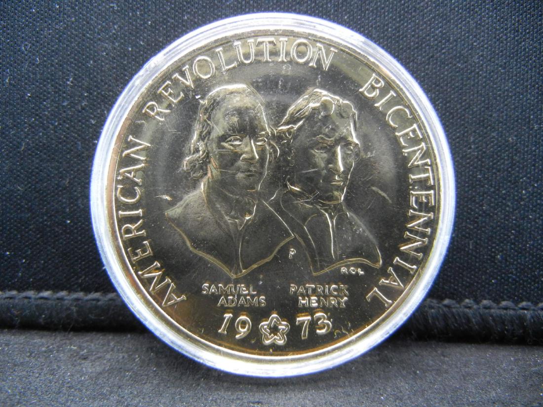 America Bicentennial Medal.  Obv. Samuel Adams, Patrick (1 of 2)