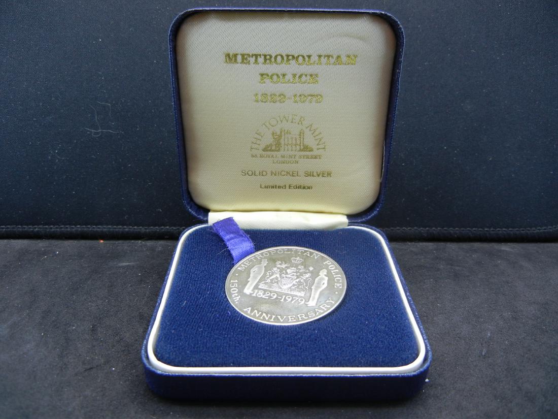 1979 London Polic Proof Medal. Royal Mint. Solid nickel (1 of 3)