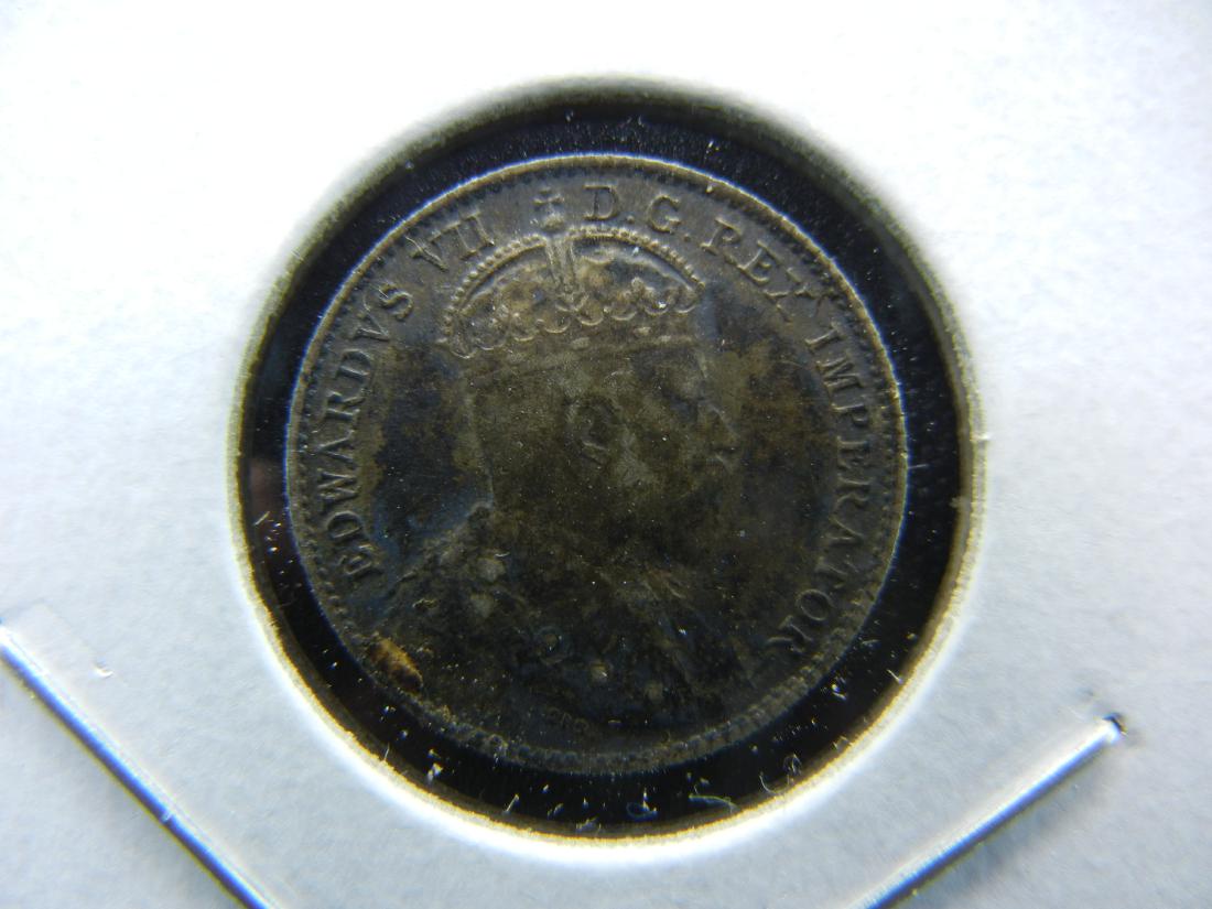 1905 Canada Five Cent Silver.  XF.  Pretty Coin. (1 of 3)