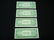 (4) 1935 $1 Silver Certificates: 35 D, 35 E, 35 F, 35 - 5