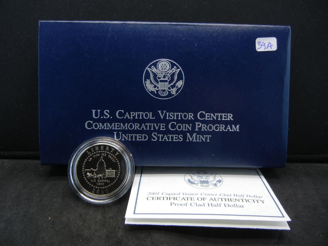 2001-P  US Capitol Visitor Center Half Dollar in (1 of 4)