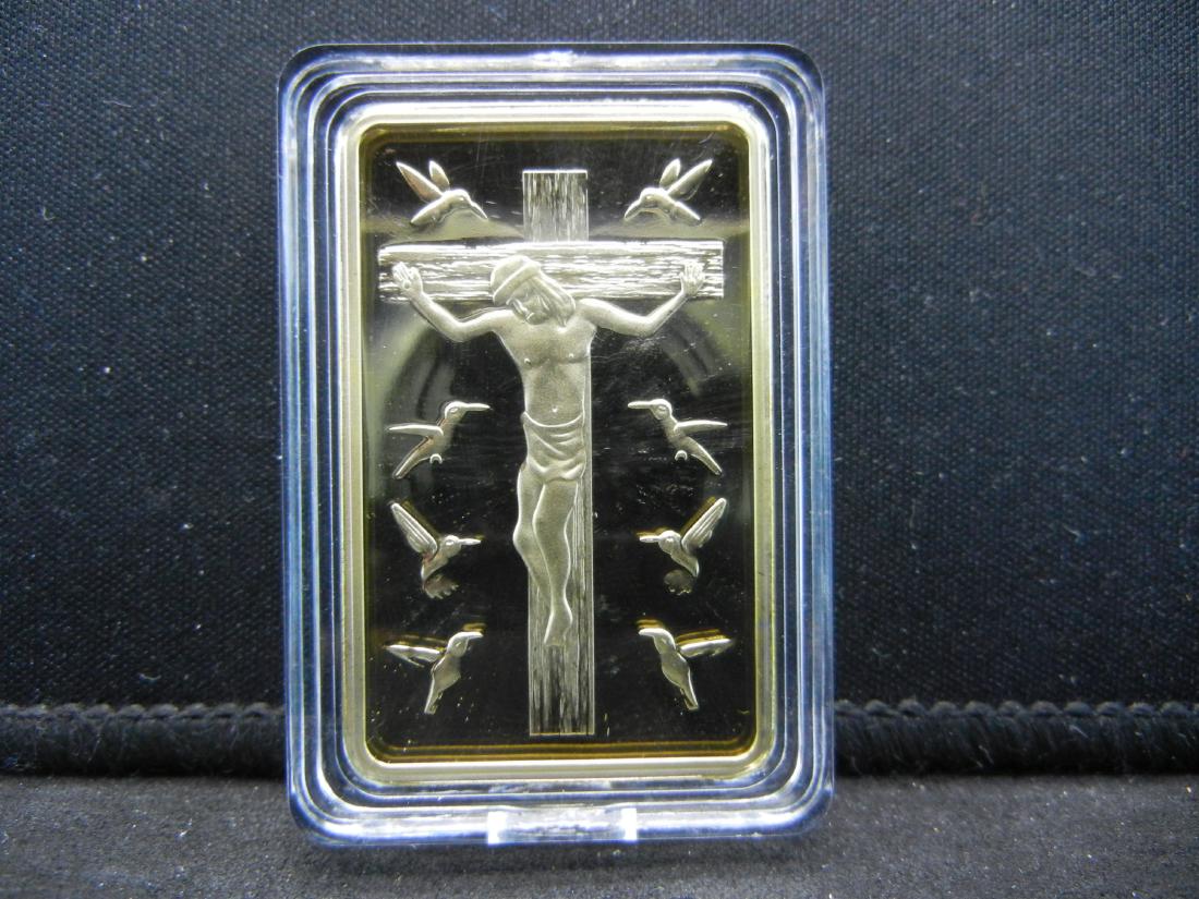 (THE 10 COMMANDMENTS/100 MILLS .999 FINE GOLD CLAD), (1 of 2)