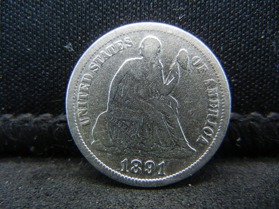 1891 Seated Dime (1 of 2)