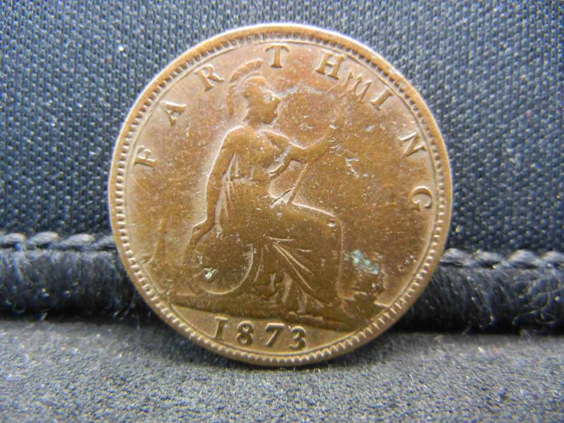 1873 Great Britain 1 Farthing. (1 of 2)