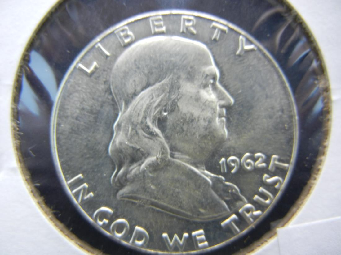1962 Franklin Half Dollar BU - 90% Silver (1 of 3)