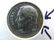 RARE ERROR 1984 Copper revealed LAMINATION dime.