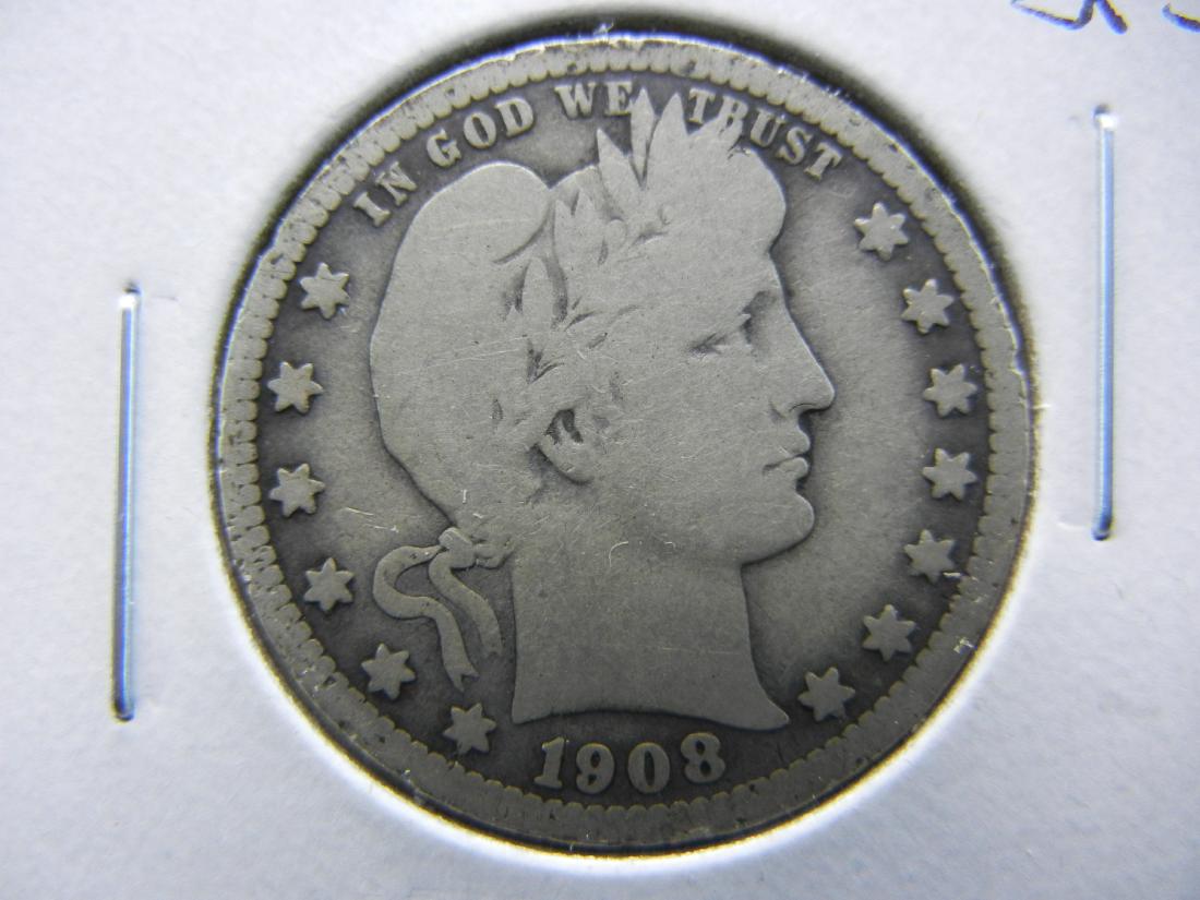 1908-O Barber Quarter (1 of 3)