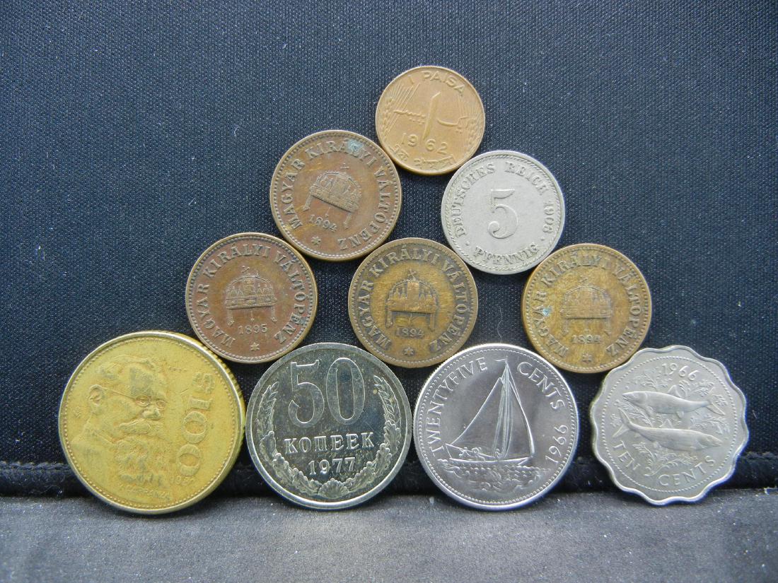 (10) FOREIGN COINS, HIGH GRADE-UNC! (1 of 3)