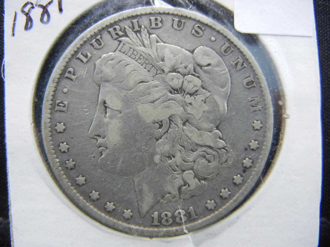 1881 Morgan Silver Dollar: 1881 Morgan Silver Dollar
