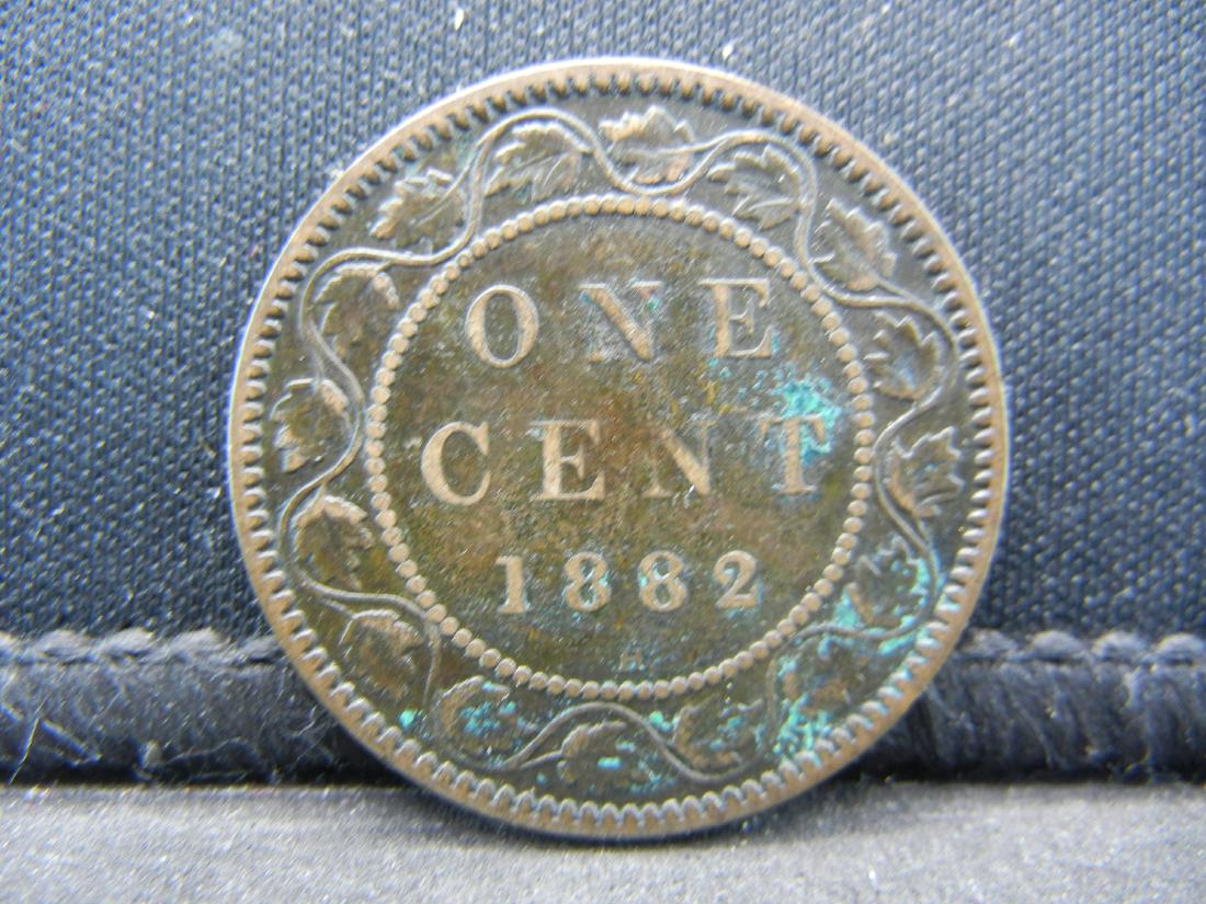 1882 CANADIAN ONE CENT, 137 YRS OLD, NICE GRADE! (1 of 2)