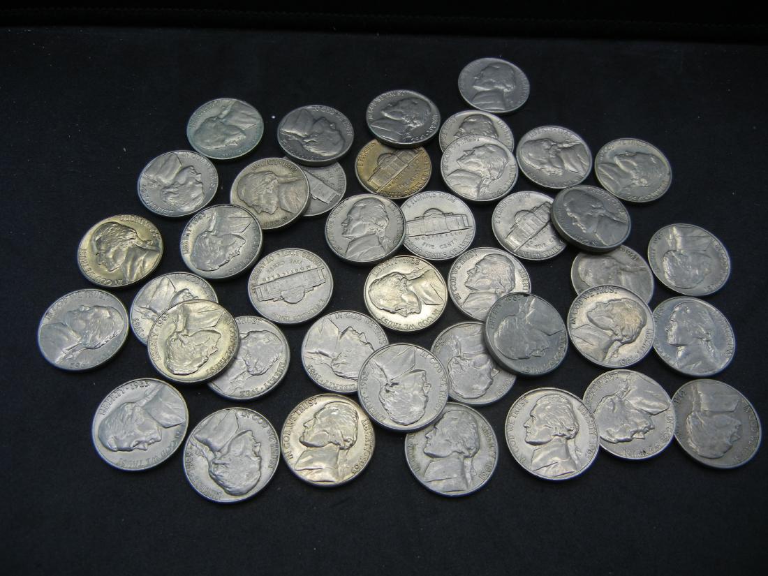 (40) Mixed Date Jefferson Nickels (1 of 3)