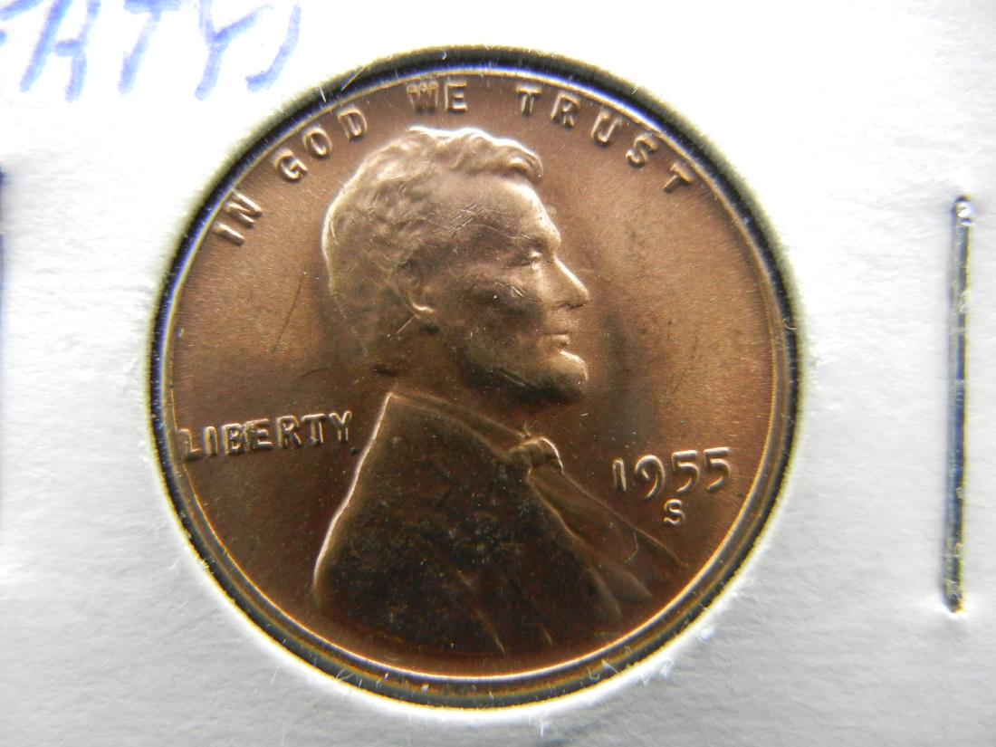 1955-S Mint Error.   Liberty is spelled LIBIERTY. (1 of 3)