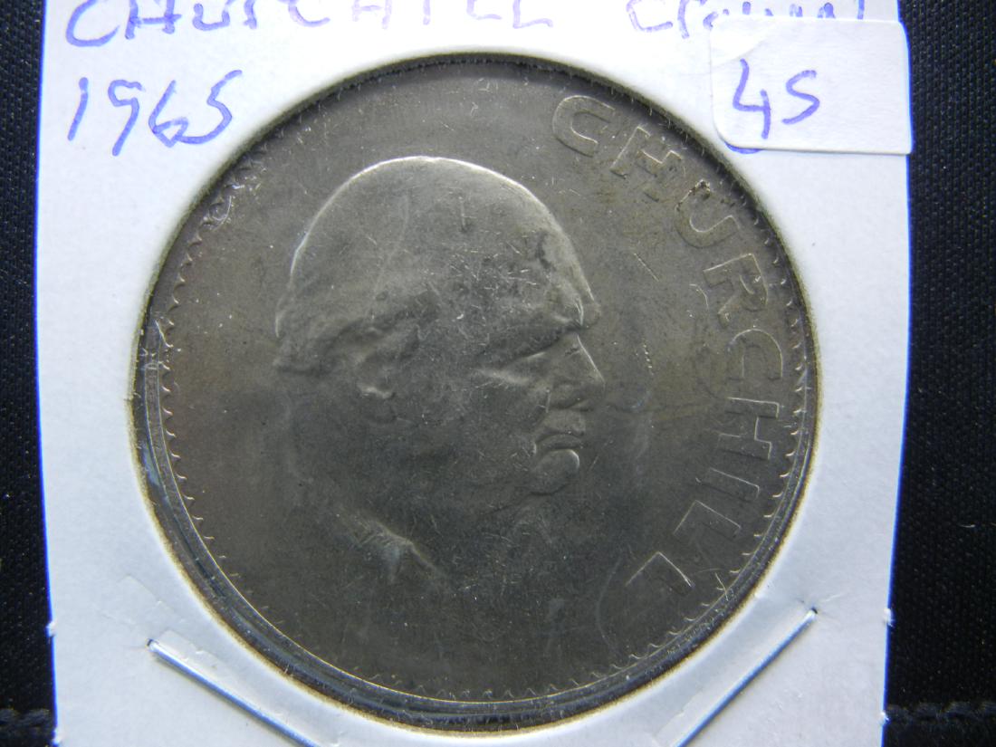 1965 Churchill Crown.   Brilliant Uncirculated.   Man (1 of 3)