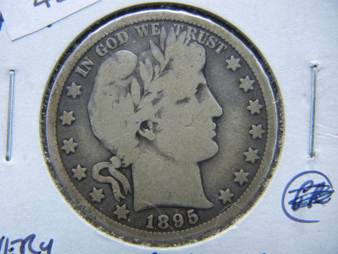1895 Barber Half Dollar (1 of 3)