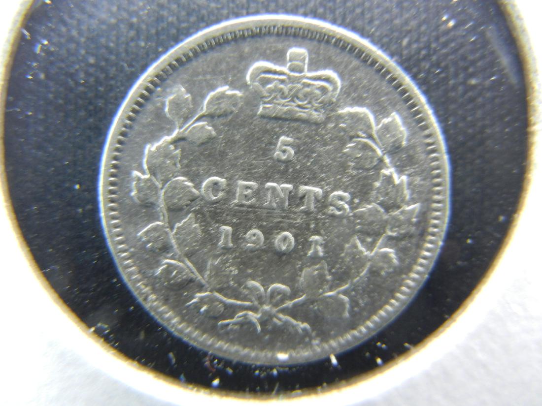 1901 Canada 5 Cent Piece (1 of 3)