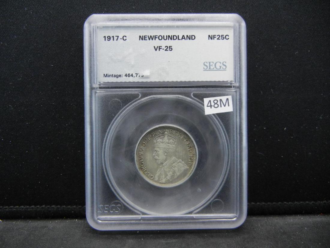 1917-C Newfoundland 25 Cent Piece (1 of 4)