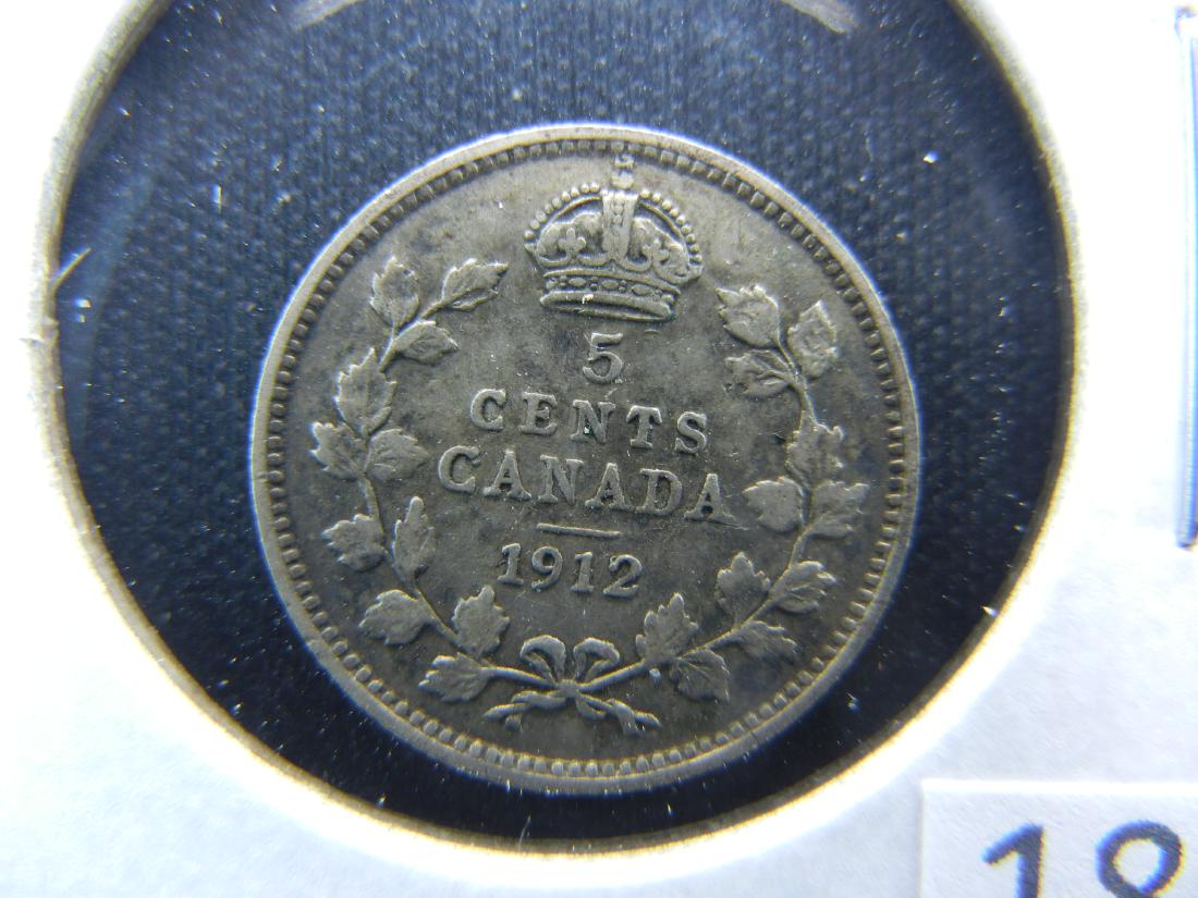 1912 Canada Nickel .  XF. (1 of 3)