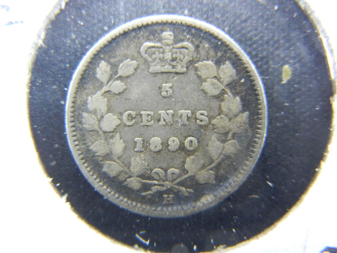 1890-H Canada Nickel  Silver.  Fine (1 of 3)