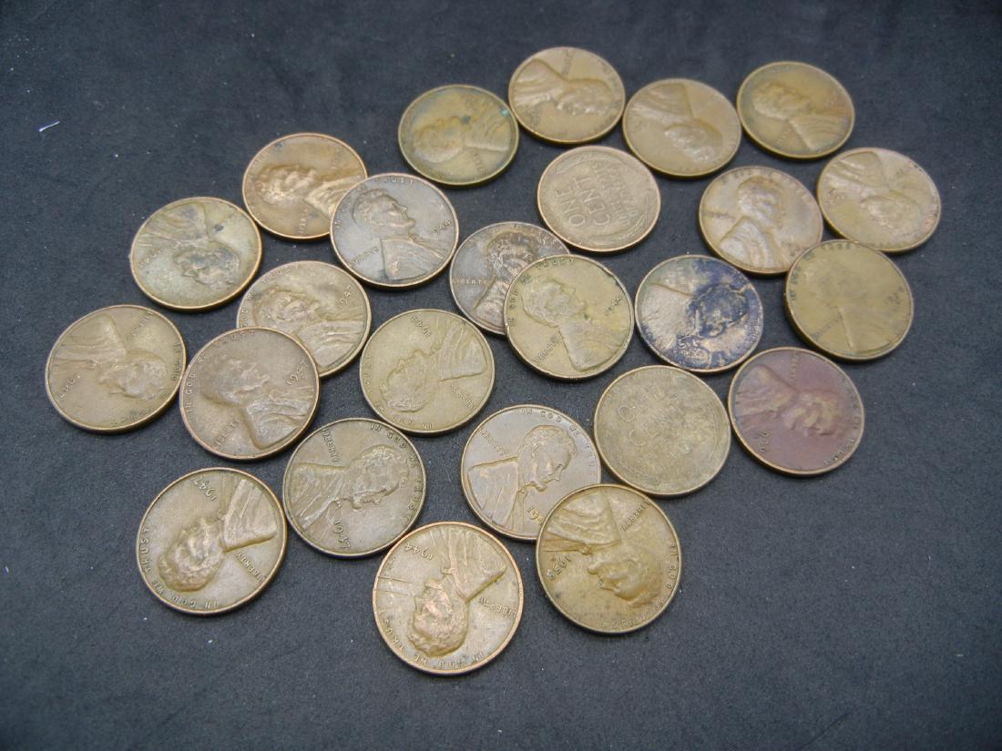 25 Lincoln Wheat Cents: 25 Lincoln Wheat Cents