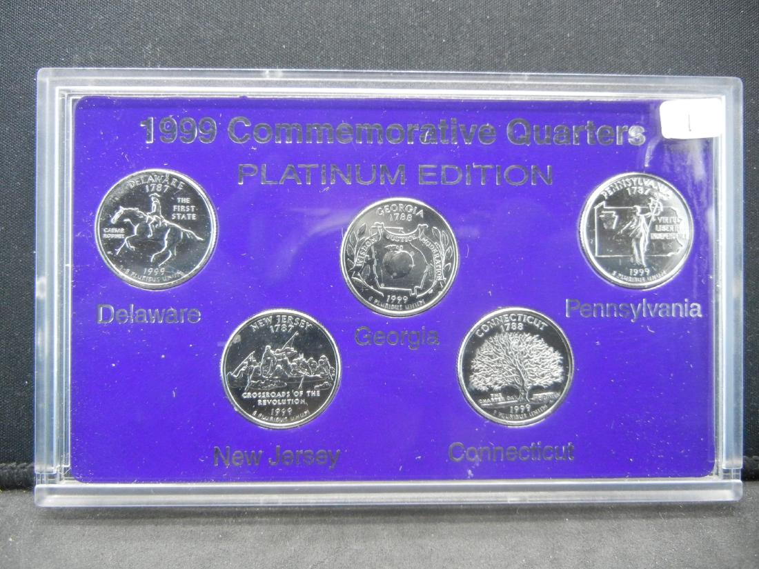 1999 PLATINUM First Year Quarter set. BU. WOW! (1 of 2)
