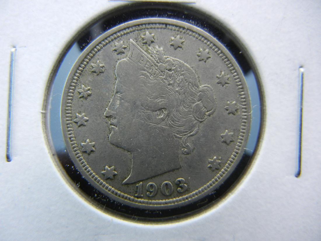 1903 Liberty head V Nickel (1 of 3)