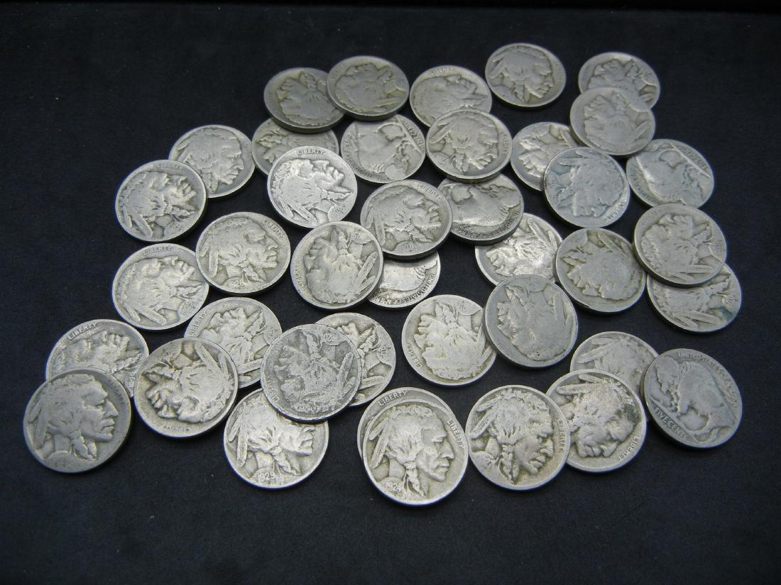 40 Partial Date Buffalo Nickels. (1 of 3)