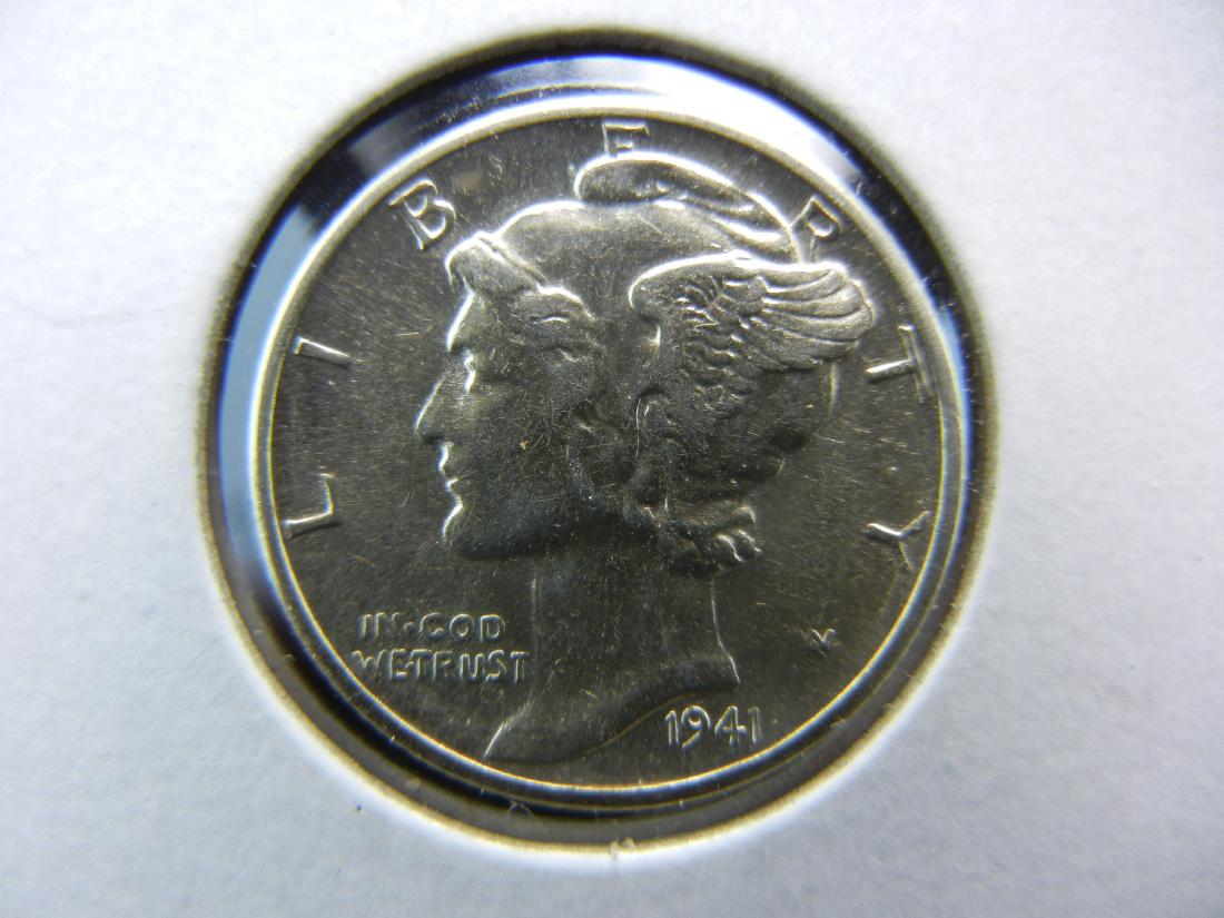 1941 D Mercury Dime BU (1 of 3)