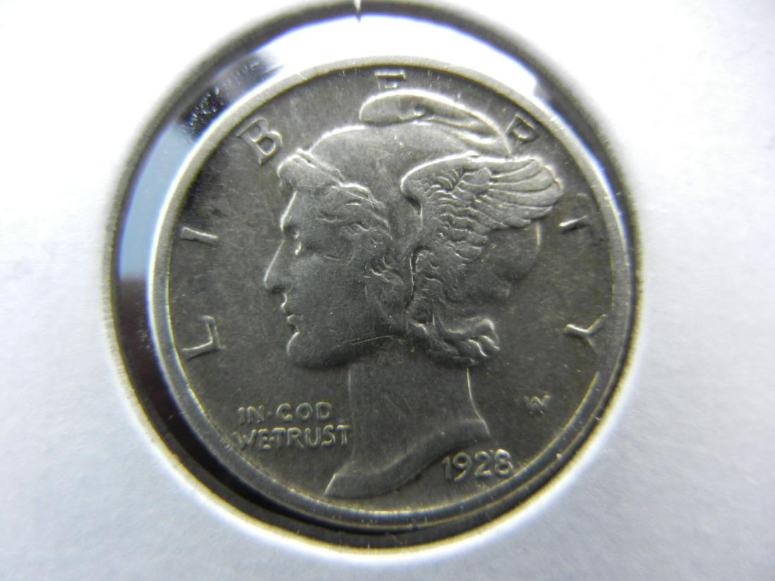 1928 Mercury Dime XF (1 of 3)