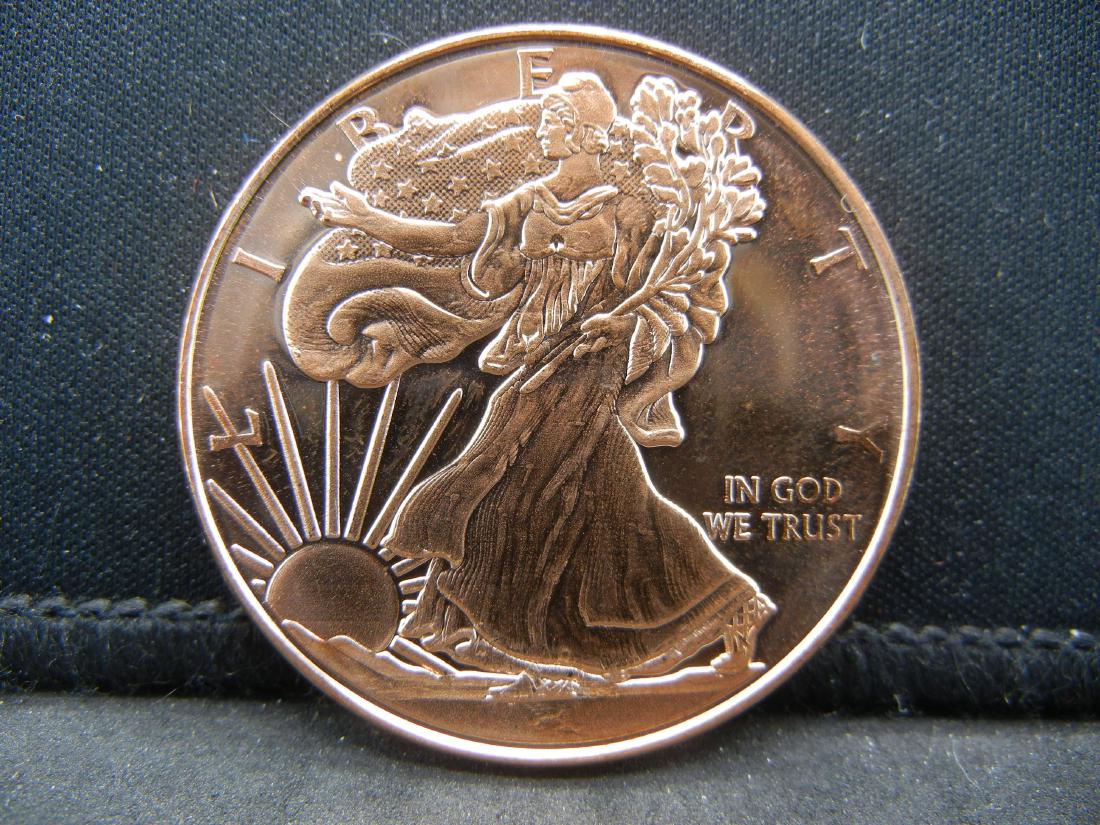 Walking Liberty Copper .999 Fine (1 of 2)
