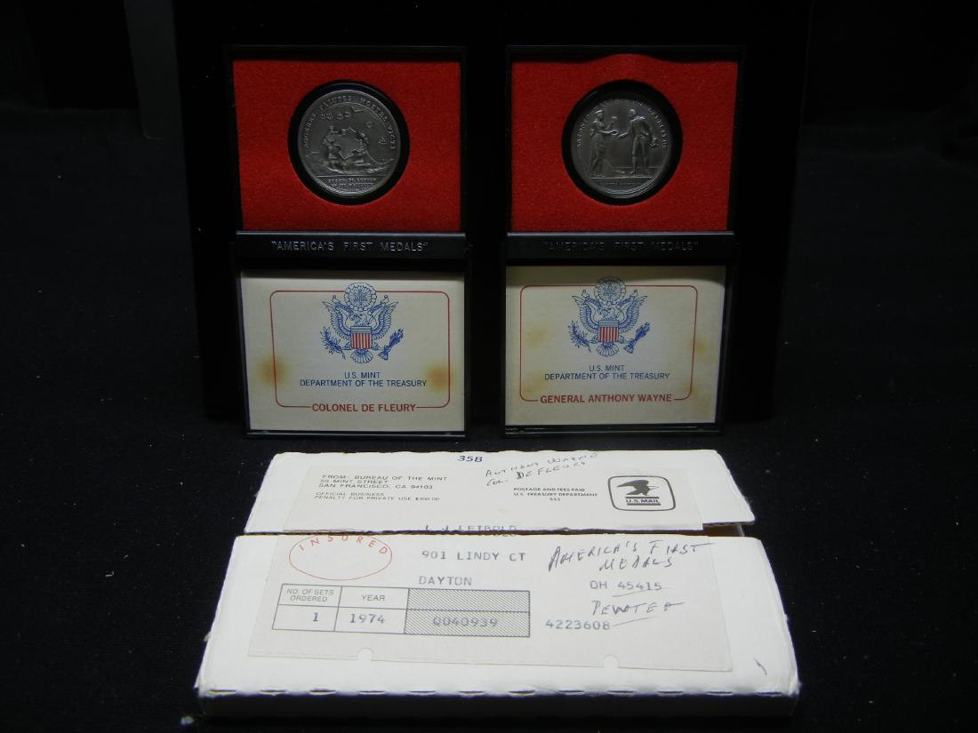 Colonol Anthony Wayne America's First Medals. (2) With (1 of 5)
