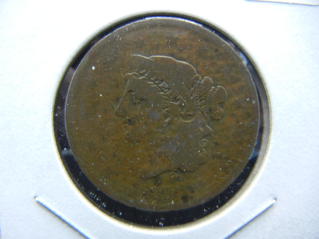 1839 US Large Cent—the famous Booby Head.   Nice Very (1 of 3)