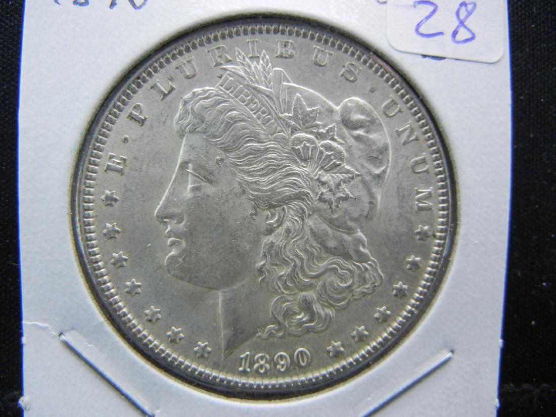 1890 Morgan Dollar.   Choice Brilliant Uncirculated. (1 of 3)