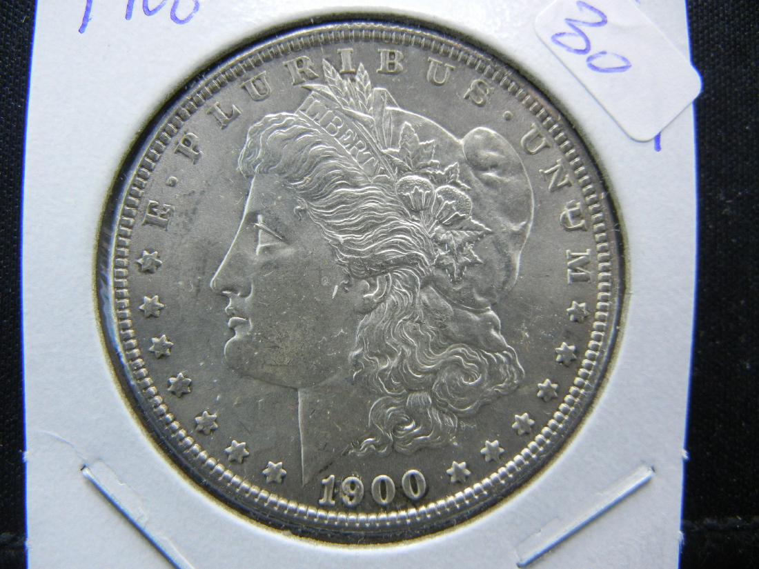 1900 Morgan Dollar.   Choice Brilliant Uncirculated 64. (1 of 3)