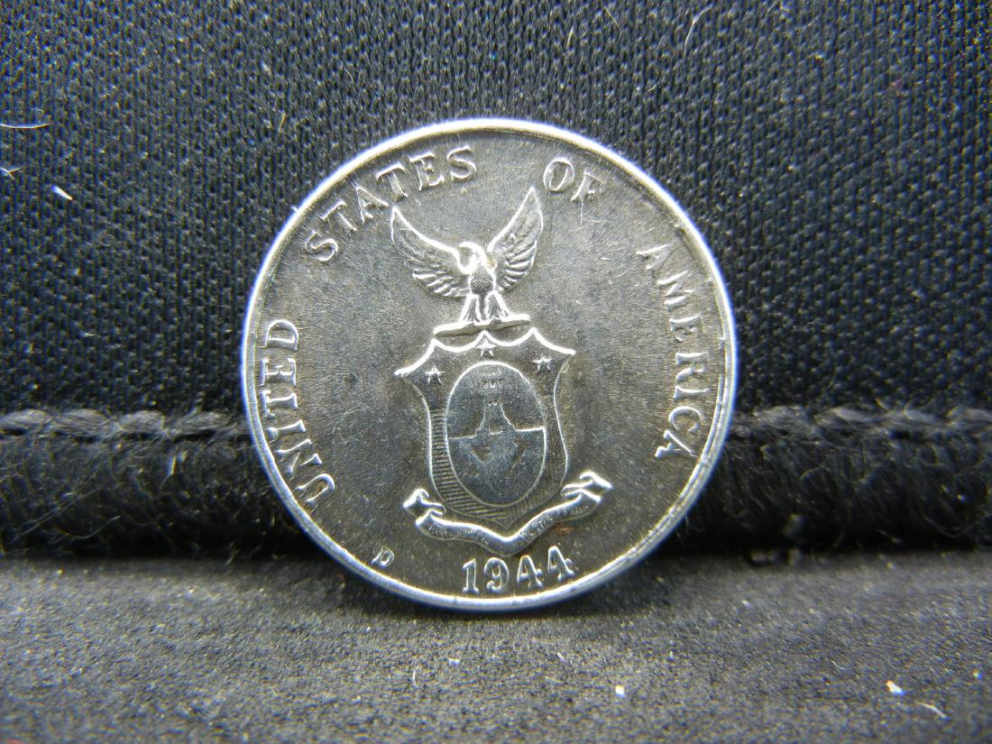 1944 USA/PHILIPPINES WWII COIN 10 CENTAVOS, (1 of 2)
