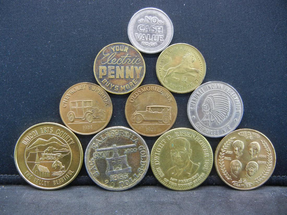 Group of 10 Medals and Tokens. (1 of 2)