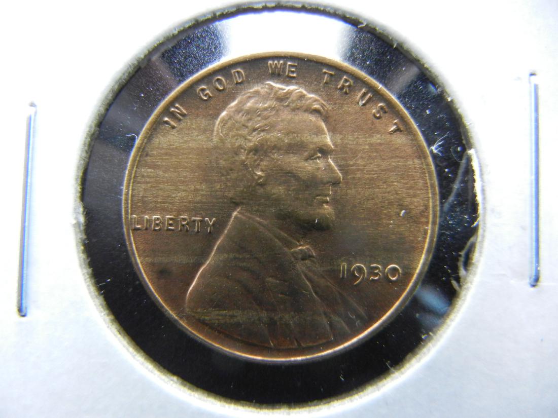 1930 Lincoln Cent.  Gem UNC. (1 of 3)