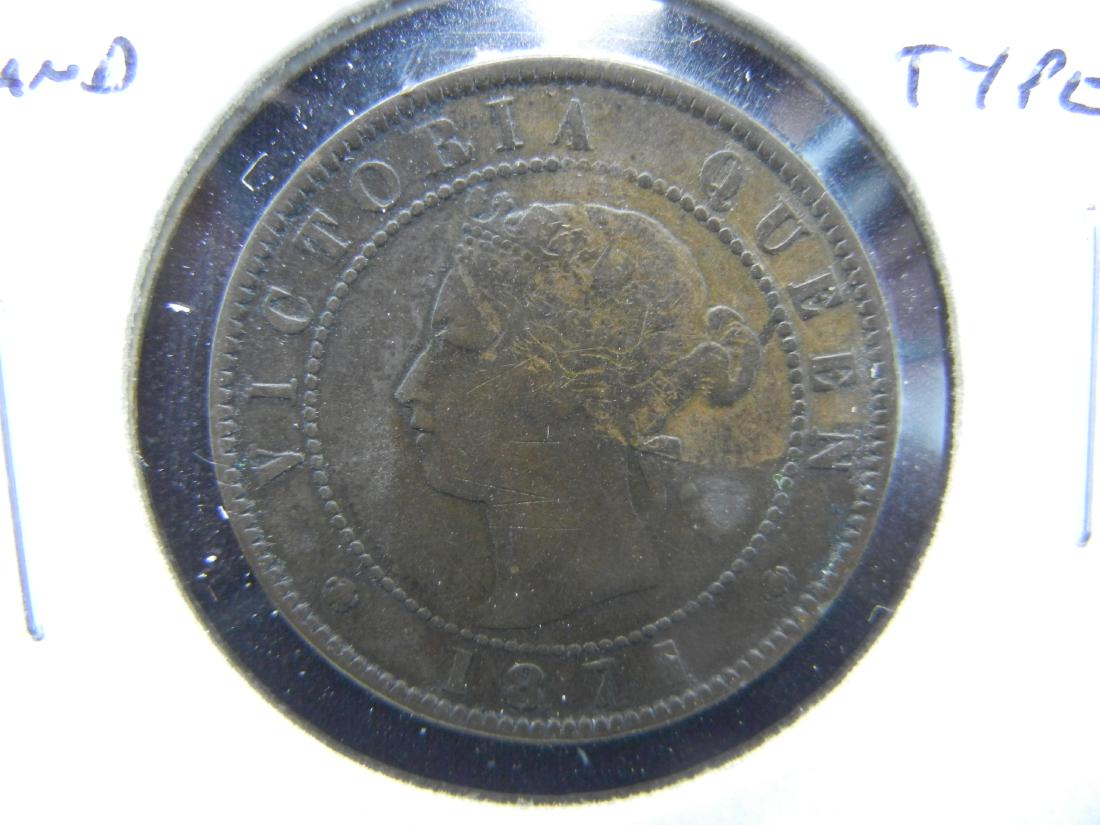 1871 Prince Edward Island Cent. 1 Year Type. Rare.: 1871 Prince Edward Island Cent. 1 Year Type. Rare.