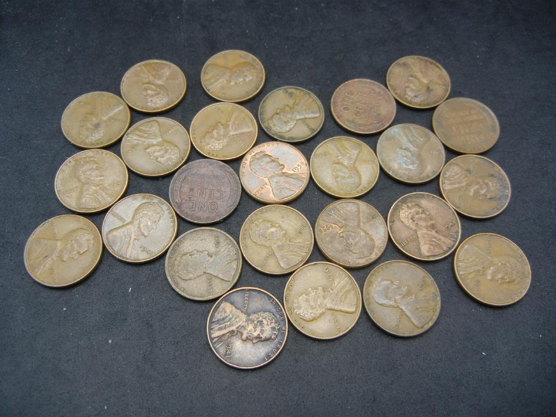 25 Wheat Cents: 25 Wheat Cents
