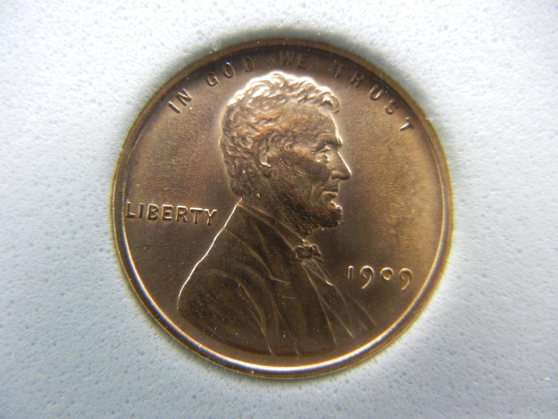 1909 VDB Wheat Cent, Proof Like (1 of 4)