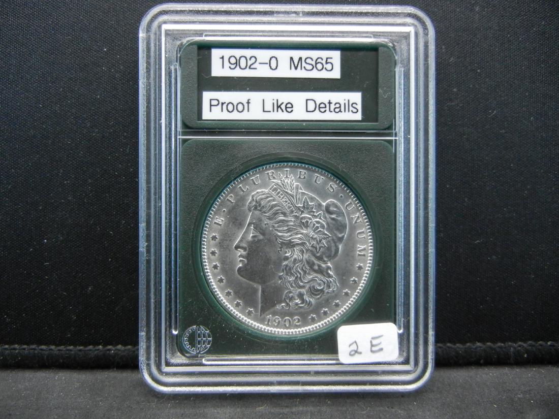 1902-) Morgan Silver Dollar, Proof Like Details (1 of 4)
