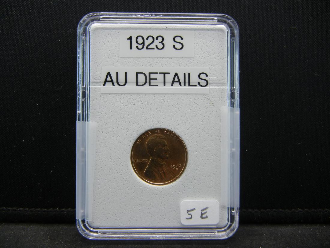 1923-S Wheat Cent, Excellent Details (1 of 4)