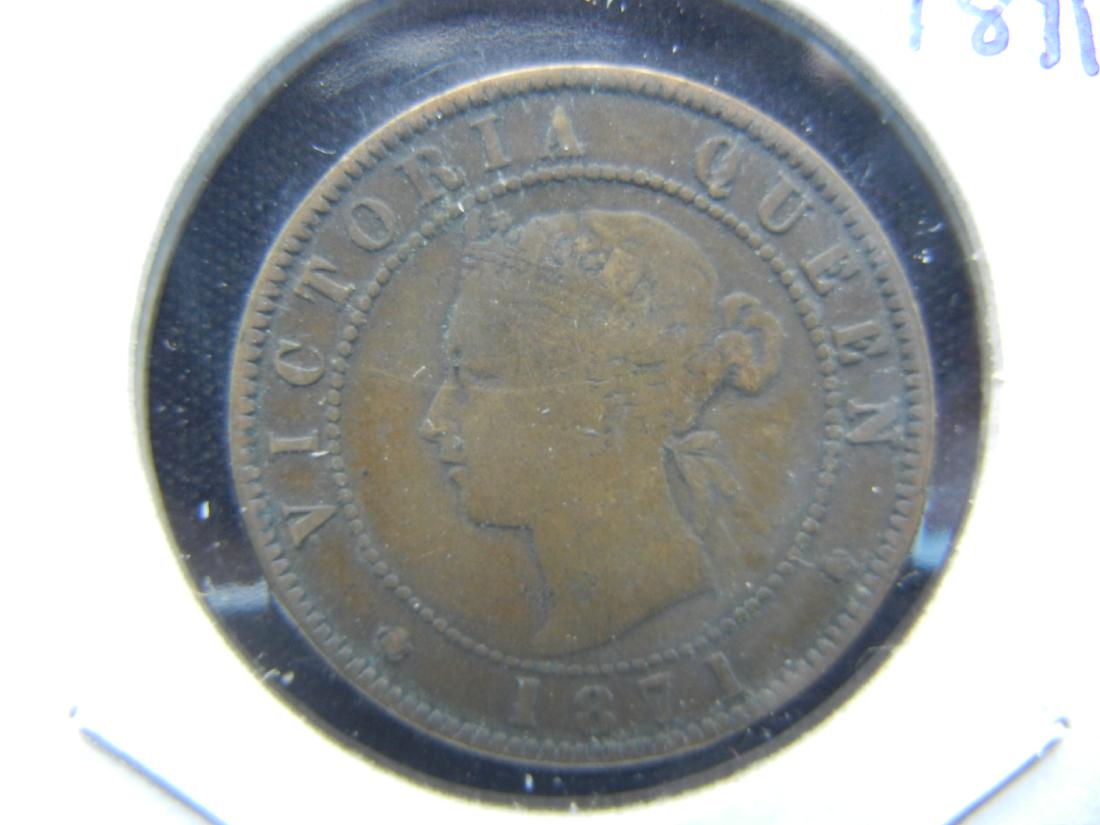 1871 Prince Edward Island Cent. Nice Very Fine.: 1871 Prince Edward Island Cent. Nice Very Fine.
