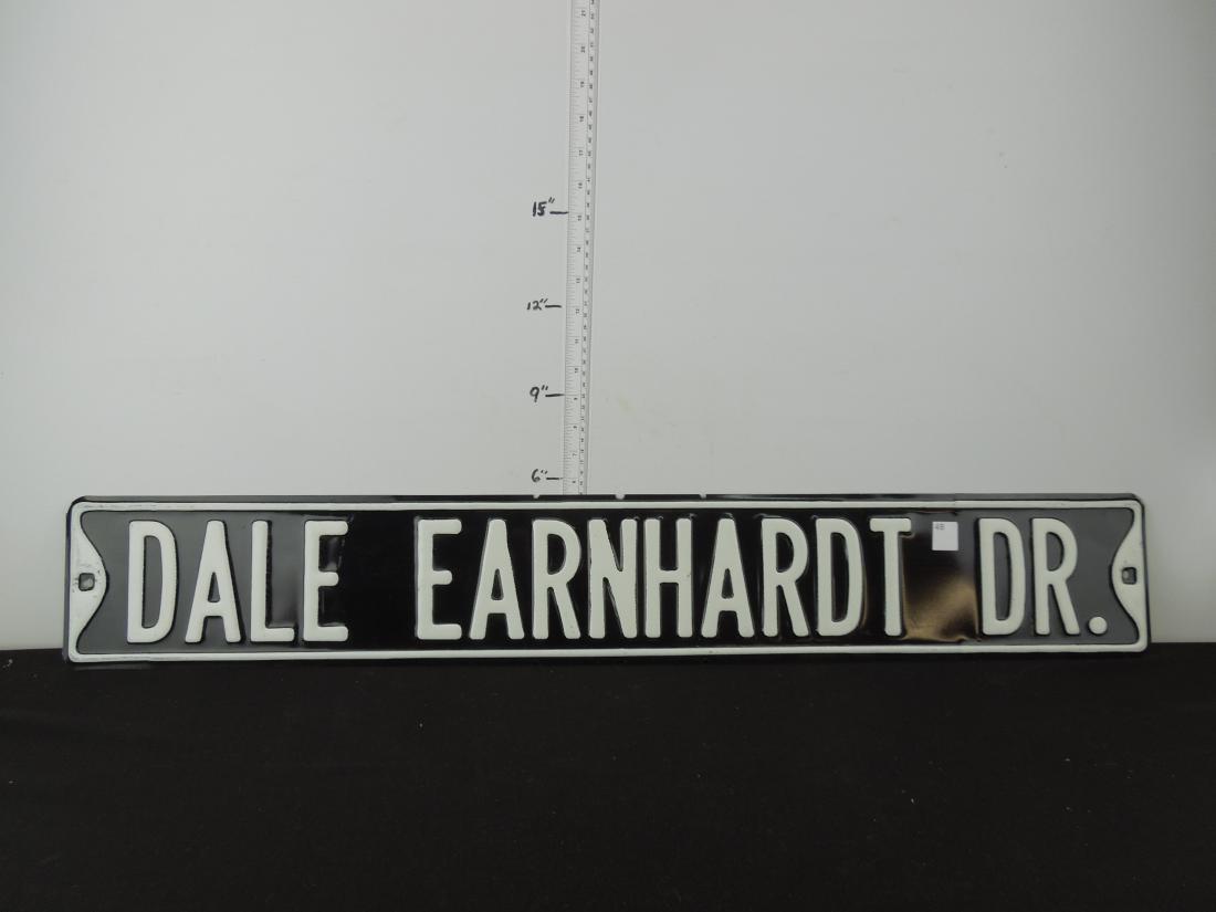 Dale Earnhardt Metal Sign 36x6" small scratches (1 of 5)