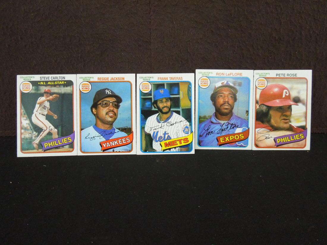 5-Burger King Collectors Cards: 5-Burger King Collectors Cards