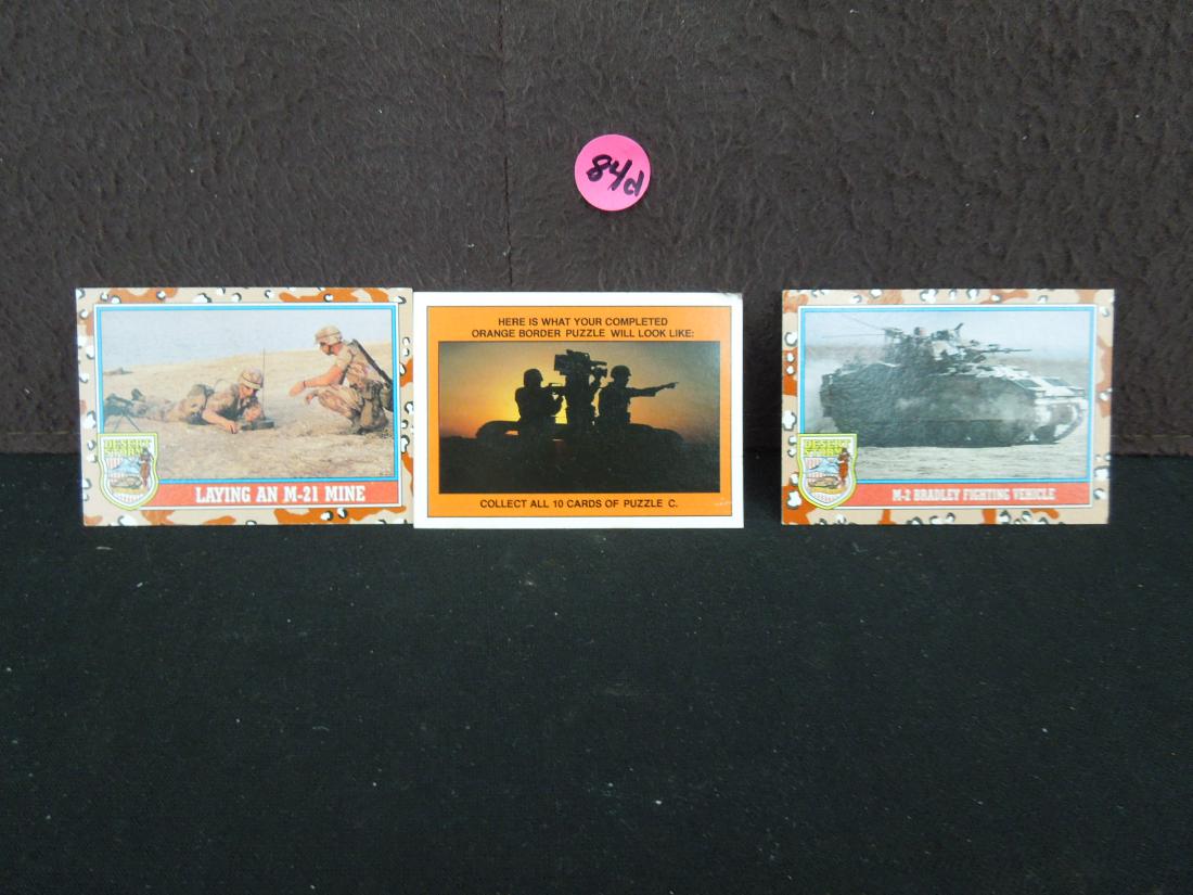 3 Desert Storm Cards: 3 Desert Storm Cards