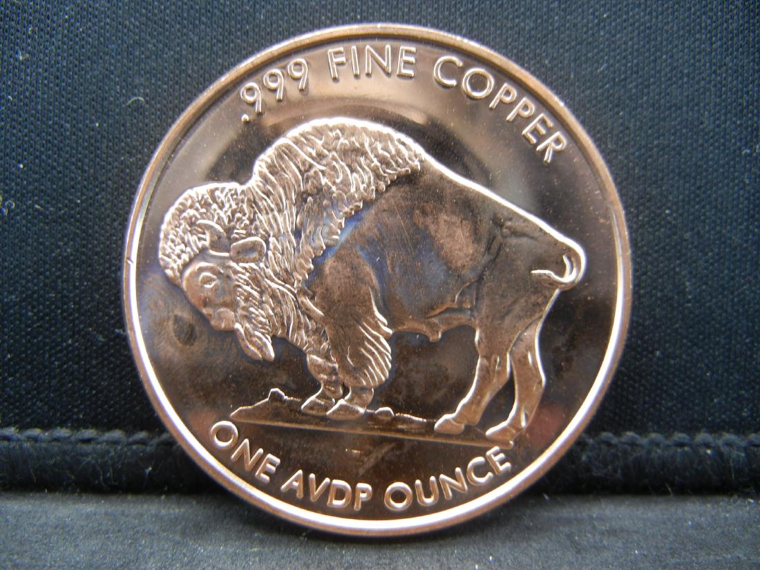 Buffalo Copper .999 Fine (1 of 2)