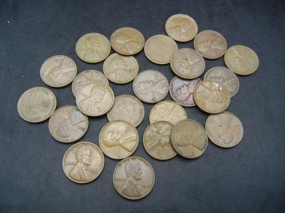25 Wheat Cents (1 of 3)